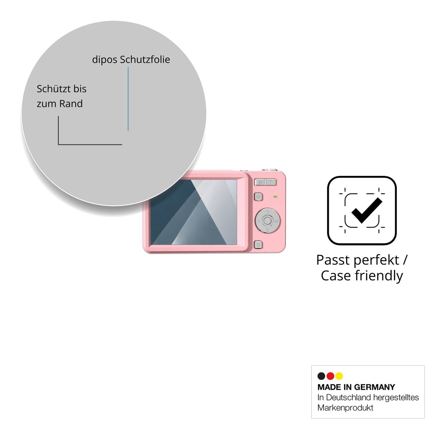 Besonders flexibler Displayschutz mit Anti-Shock-Schicht im Materialmix