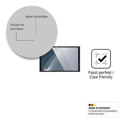 Besonders flexibler Displayschutz mit Anti-Shock-Schicht im Materialmix