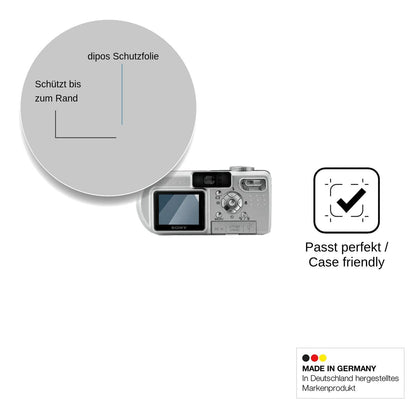 2x Screen Protector for Sony Cyber-Shot DSC-P8 Flexible Glass 9H dipos