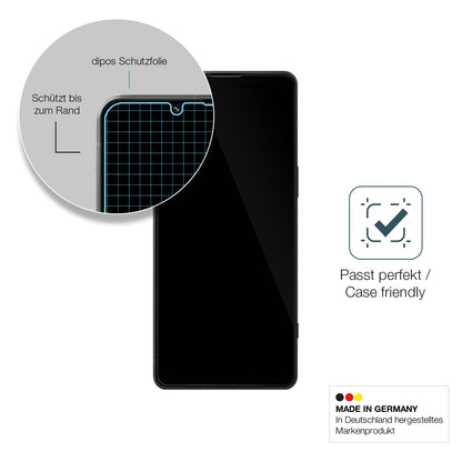 Besonders flexibler Displayschutz mit Anti-Shock-Schicht im Materialmix