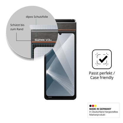Besonders flexibler Displayschutz mit Anti-Shock-Schicht im Materialmix