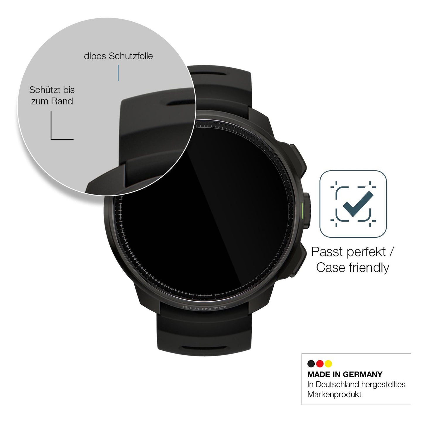 Besonders flexibler Displayschutz mit Anti-Shock-Schicht im Materialmix