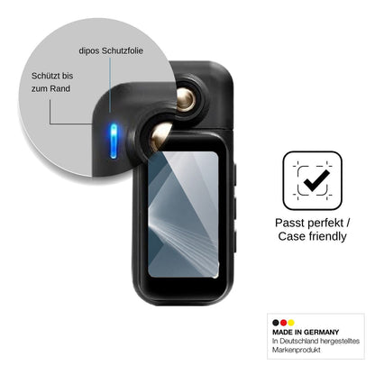 2x Screen Protector for Tiantianle H91 Action Cam Flexible Glass 9H dipos