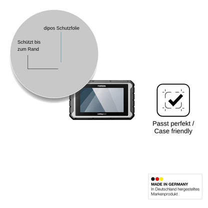 2x Screen Protector for Topdon ArtiDiag 900 BT Flexible Glass 9H dipos