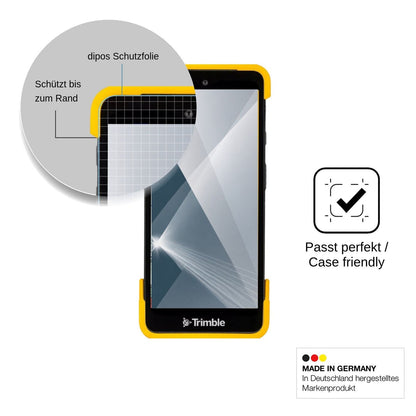 2x Screen Protector for Trimble TDC6 Flexible Glass 9H dipos