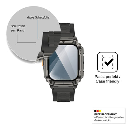 2x Screen Protector for Ulefone Armor Watch Ultra Flexible Glass 9H dipos