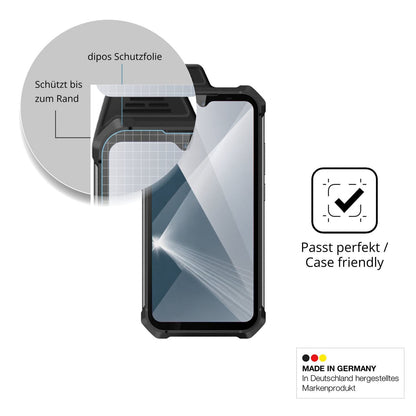 Besonders flexibler Displayschutz mit Anti-Shock-Schicht im Materialmix