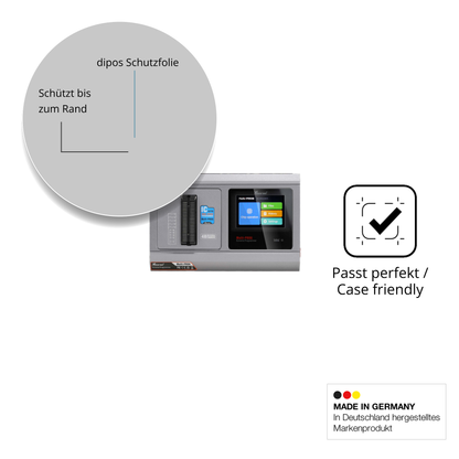 Besonders flexibler Displayschutz mit Anti-Shock-Schicht im Materialmix