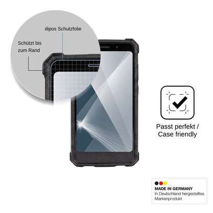 2x Screen Protector for yacdelo Rock V1 Flexible Glass 9H dipos