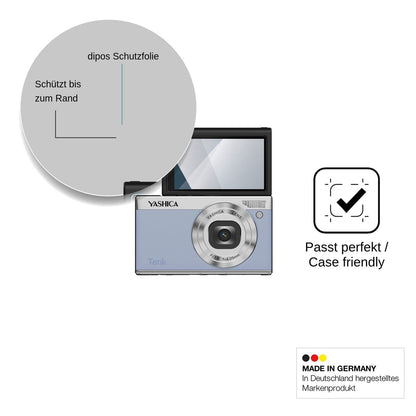 2x Screen Protector for Yashica Tank Compact Flexible Glass 9H dipos