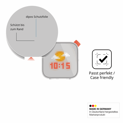 Besonders flexibler Displayschutz mit Anti-Shock-Schicht im Materialmix