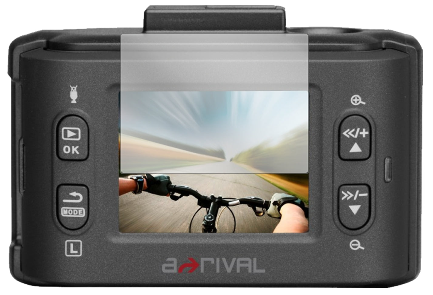 2x Schutzfolie klar für a-rival aQtion Cam AQN6 Display-Schutzfolie