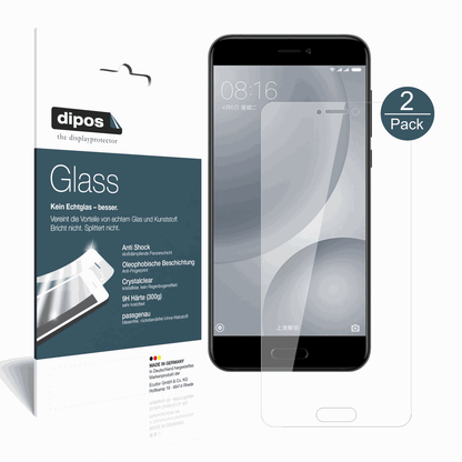 2x Screen Protector for Xiaomi Mi 5c Flexible Glass 9H dipos