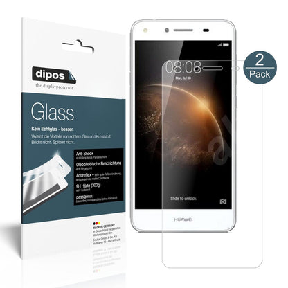 2x Screen Protector for Huawei Y6 II Compact matte Flexible Glass 9H dipos