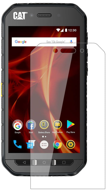 2x 9H Clear Screen Protector for CAT S48c – Shatterproof, Crystal Clear | dipos