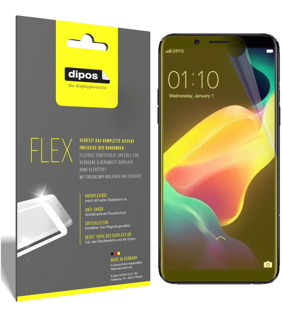 2x 3D Full Cover Screen Protector for Oppo F5 Youth