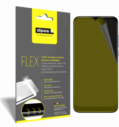 2x Screen Protector for TCL 205 Protective Film covers 100% dipos Flex