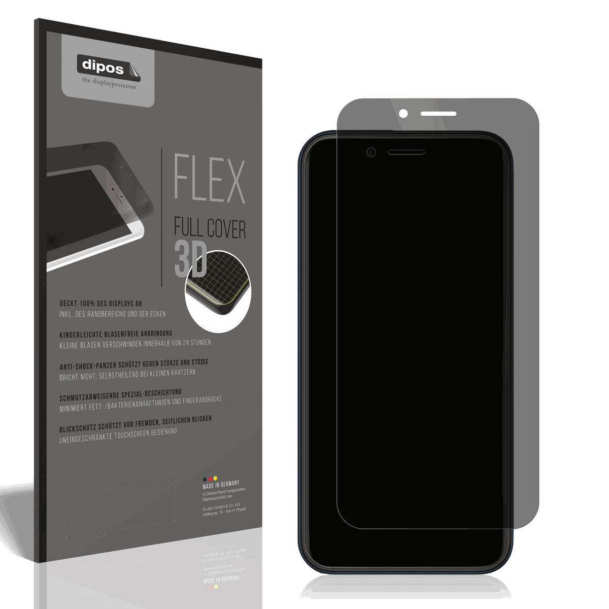 Full Cover Privacy Film for Mobicel MX2 Plus Screen Protector Anti-Shock