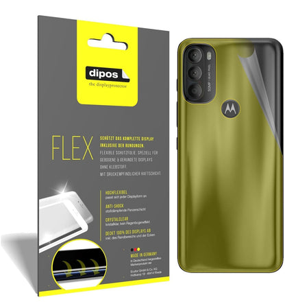 2x Screen Protector for Motorola Moto G71 back Protective Film covers 100% dipos