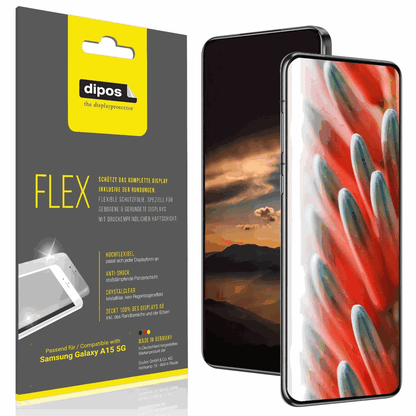 2x Screen Protector for Samsung Galaxy A15 5G Protective Film covers 100% dipos
