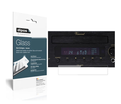 9H Clear Screen Protector for Vincent CD-200 – Shatterproof, Crystal Clear | dipos