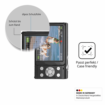 2x Screen Protector for Aasonida DC402 matte Flexible Glass 9H dipos