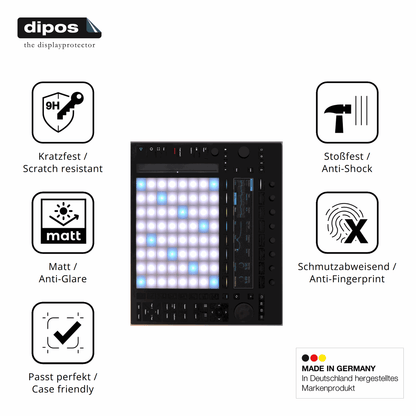 2x Screen Protector for Ableton Push 3 matte Flexible Glass 9H dipos