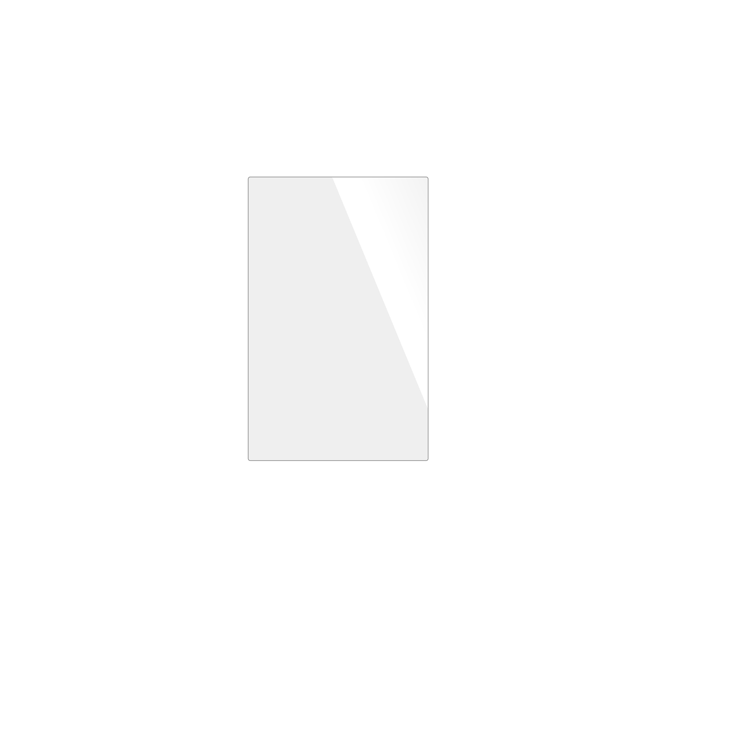 dipos Displayschutz für Acbaeta XH9, transparente Oberfläche, geringe Dicke und perfekte Passform