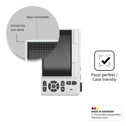 Besonders flexibler Displayschutz mit Anti-Shock-Schicht im Materialmix