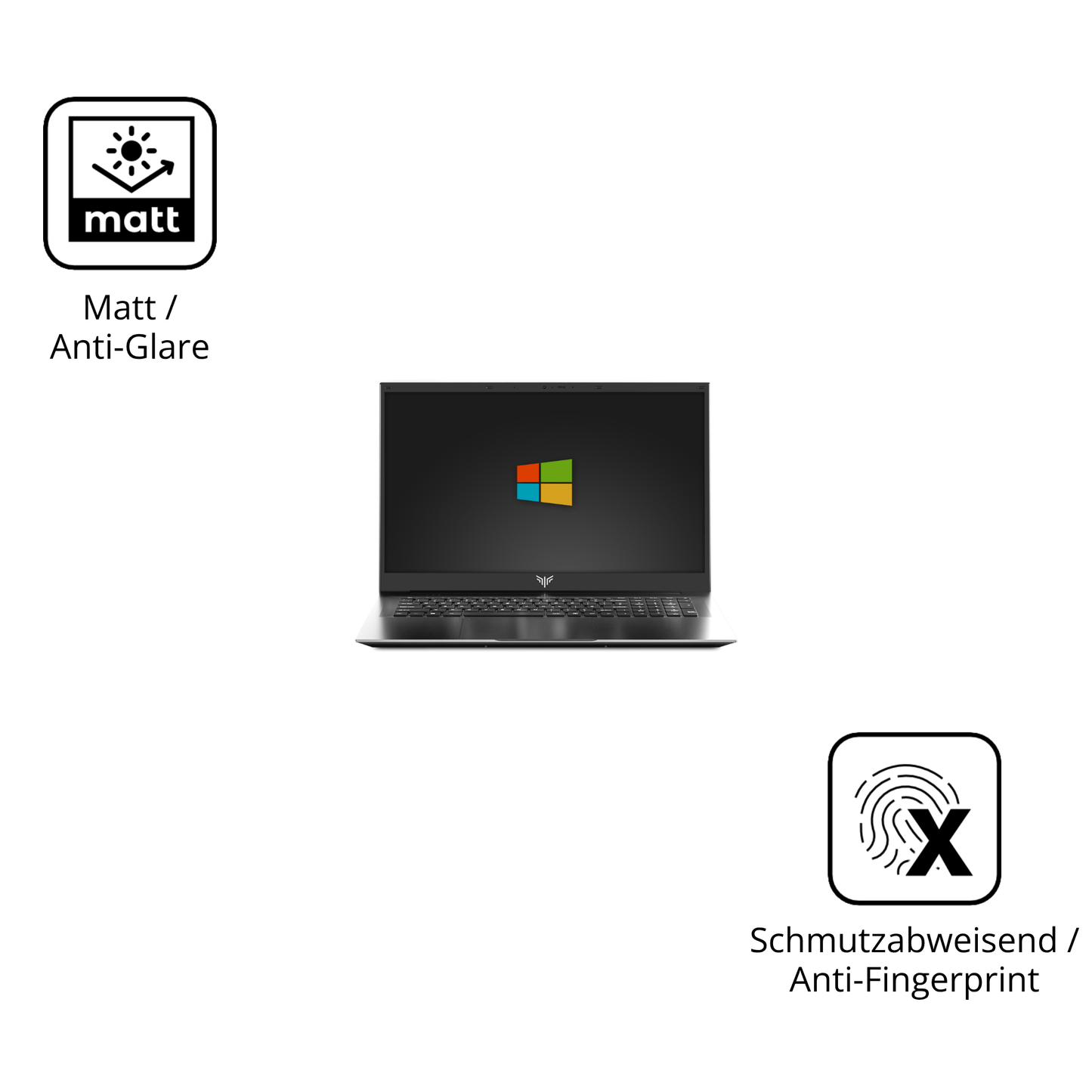 9H Hartbeschichtete, flexible Folie passend zugeschnitten für acemagicax18 laptop