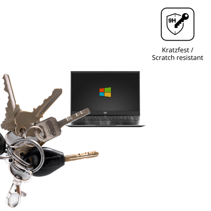 dipos Displayschutz für acemagicax18 laptop, transparente Oberfläche, perfekte Passform auch für die Rundungen