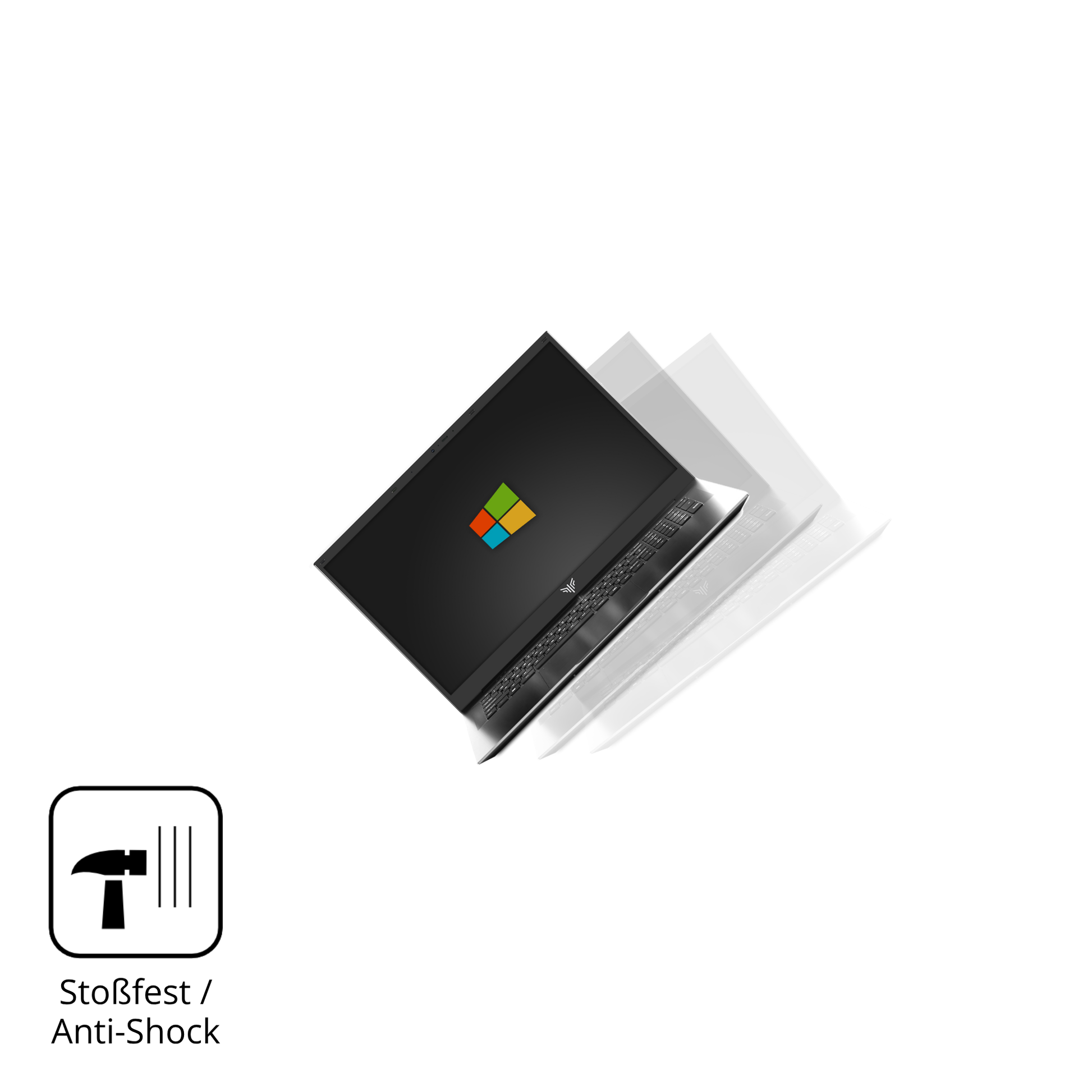 Schutz gegen Kratzer auf dem acemagicax18 laptop Glas durch Schlüssel, Stöße gegen die Tischkante oder Stürze