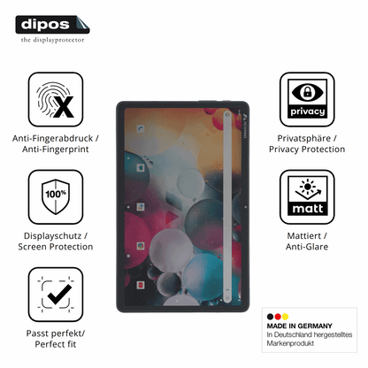 Privatsphäre-Schutz durch Sichtschutz-Folie passend zugeschnitten für Acepad A171 10.4 Zoll