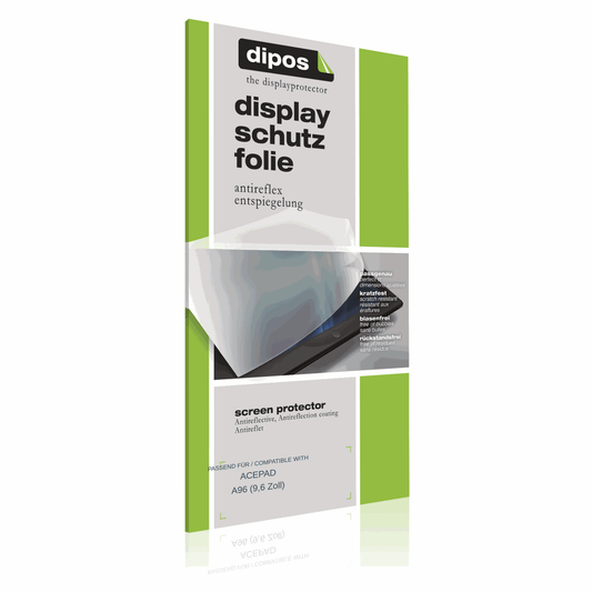 dipos 2x Matte Screen Protector for ACEPAD A96 (9,6 Zoll)
