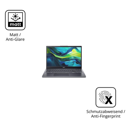 Dünne und entspiegelnde Folie passend zugeschnitten für aceraspire a15-51