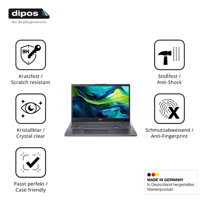 Displayschutz hergestellt in Deutschland, höchste Qualität made in Germany