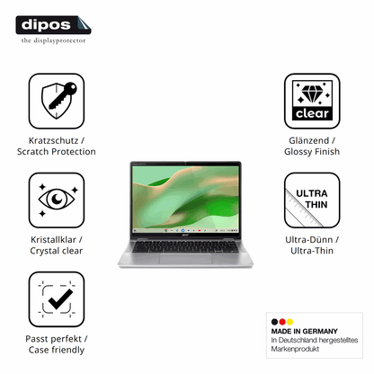 2x Screen Protector for Acer Chromebook Spin 314 CP314-2HN Protection Crystal