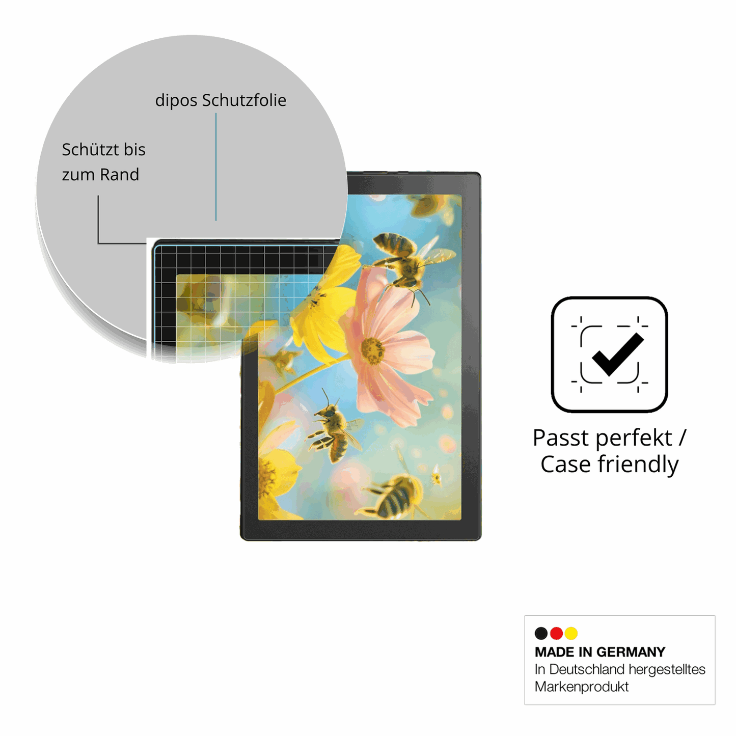 2x Screen Protector for Acer Chromebook Tab 311 matte Flexible Glass 9H dipos