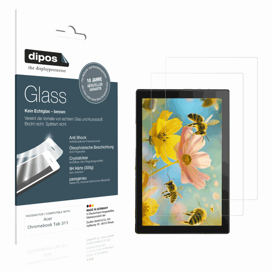 2x Screen Protector for Acer Chromebook Tab 311 Flexible Glass 9H dipos