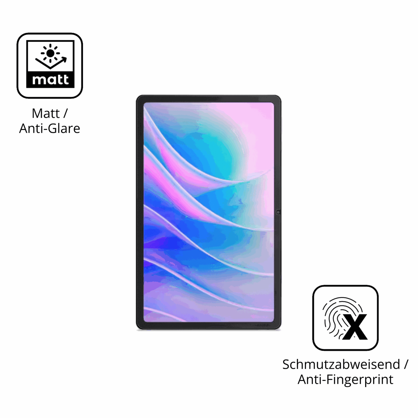 Dünne und entspiegelnde Folie passend zugeschnitten für Acer Iconia A12