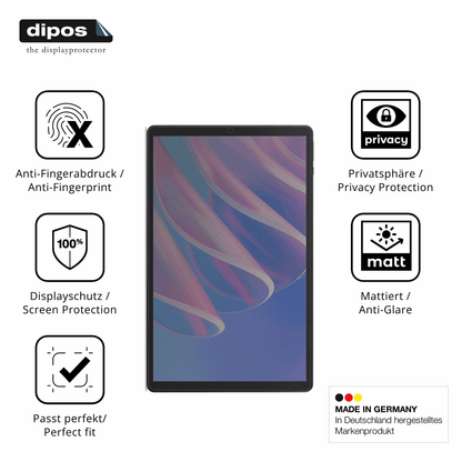 Privatsphäre-Schutz durch Sichtschutz-Folie passend zugeschnitten für Acer Iconia A13