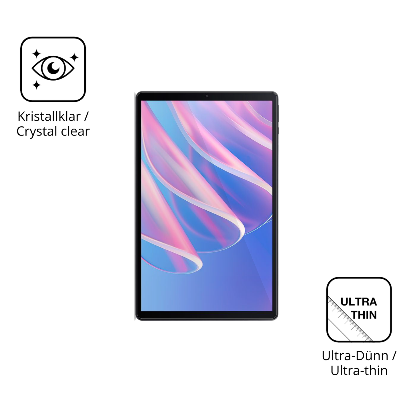 Dünne und klare Folie passend zugeschnitten für Acer Iconia A13