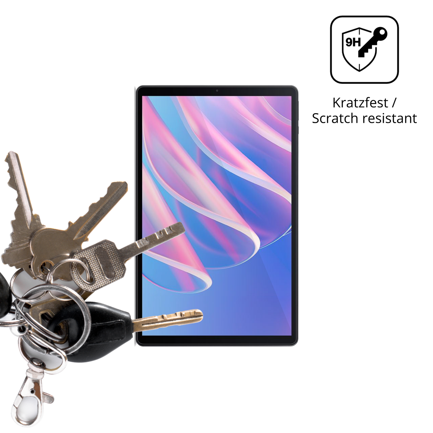dipos Displayschutz für Acer Iconia A13, transparente Oberfläche, perfekte Passform auch für die Rundungen