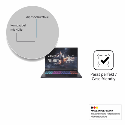 Schutzfolie mit optimaler Passform, zur Verwendung mit Hüllen geeignet