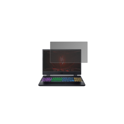 AcerNitro 5 AB515-46 mit aufgebrachtem dipos Displayschutz, der seitliche Einblicke blockiert