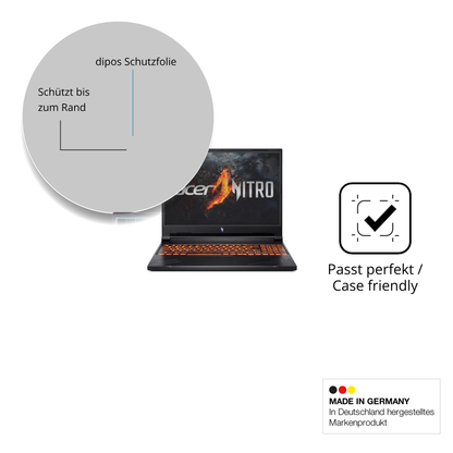 Schutzglasfolie mit optimaler Passform, zur Verwendung mit Hüllen geeignet