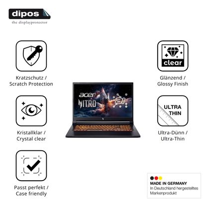 Displayschutz hergestellt in Deutschland, höchste Qualität made in Germany