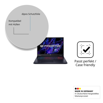 Schutzfolie mit optimaler Passform, zur Verwendung mit Hüllen geeignet