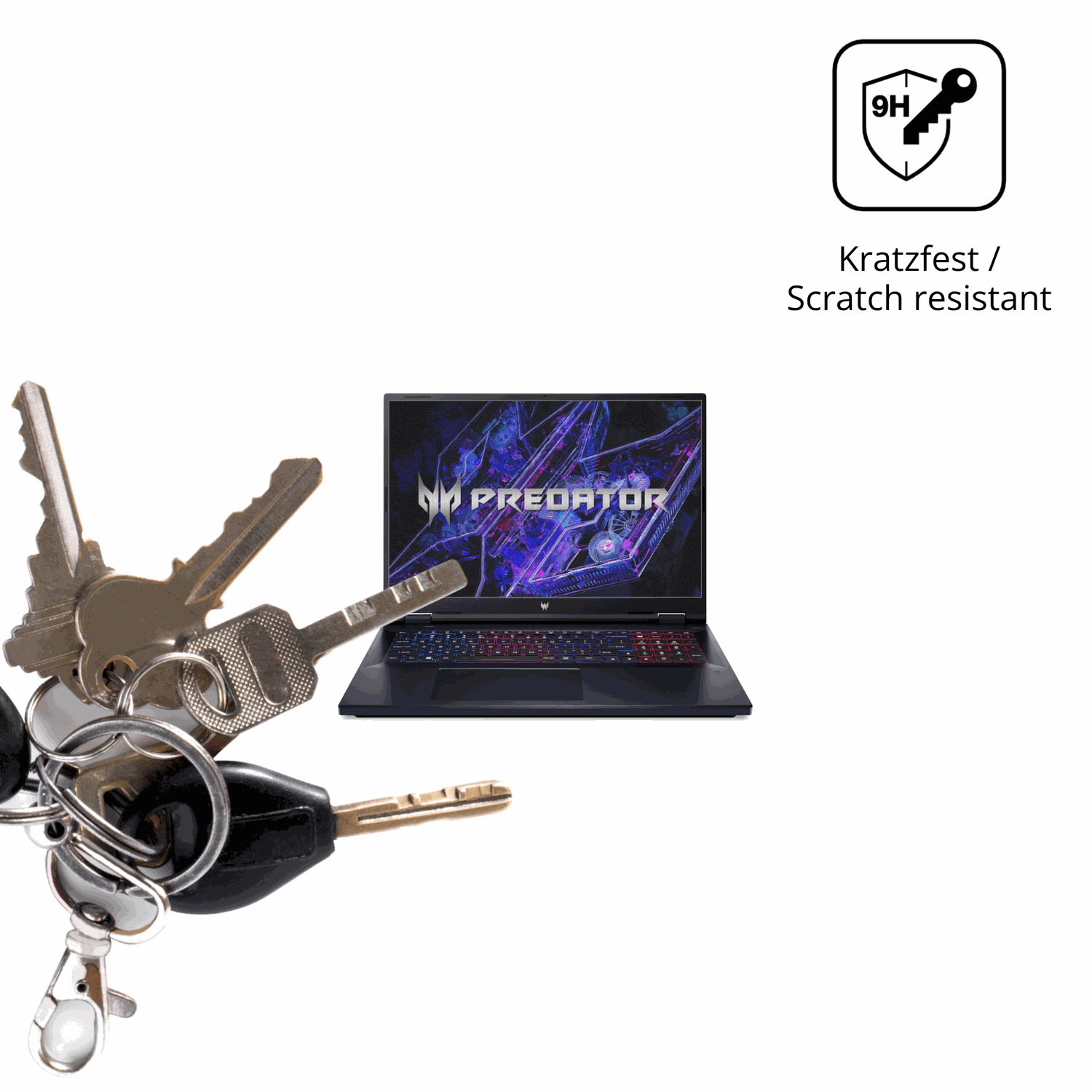 dipos Displayschutz für acer Predator Helios Neo 18 18 Zoll, mattierte Oberfläche, robuste Festigkeit und perfekte Passform
