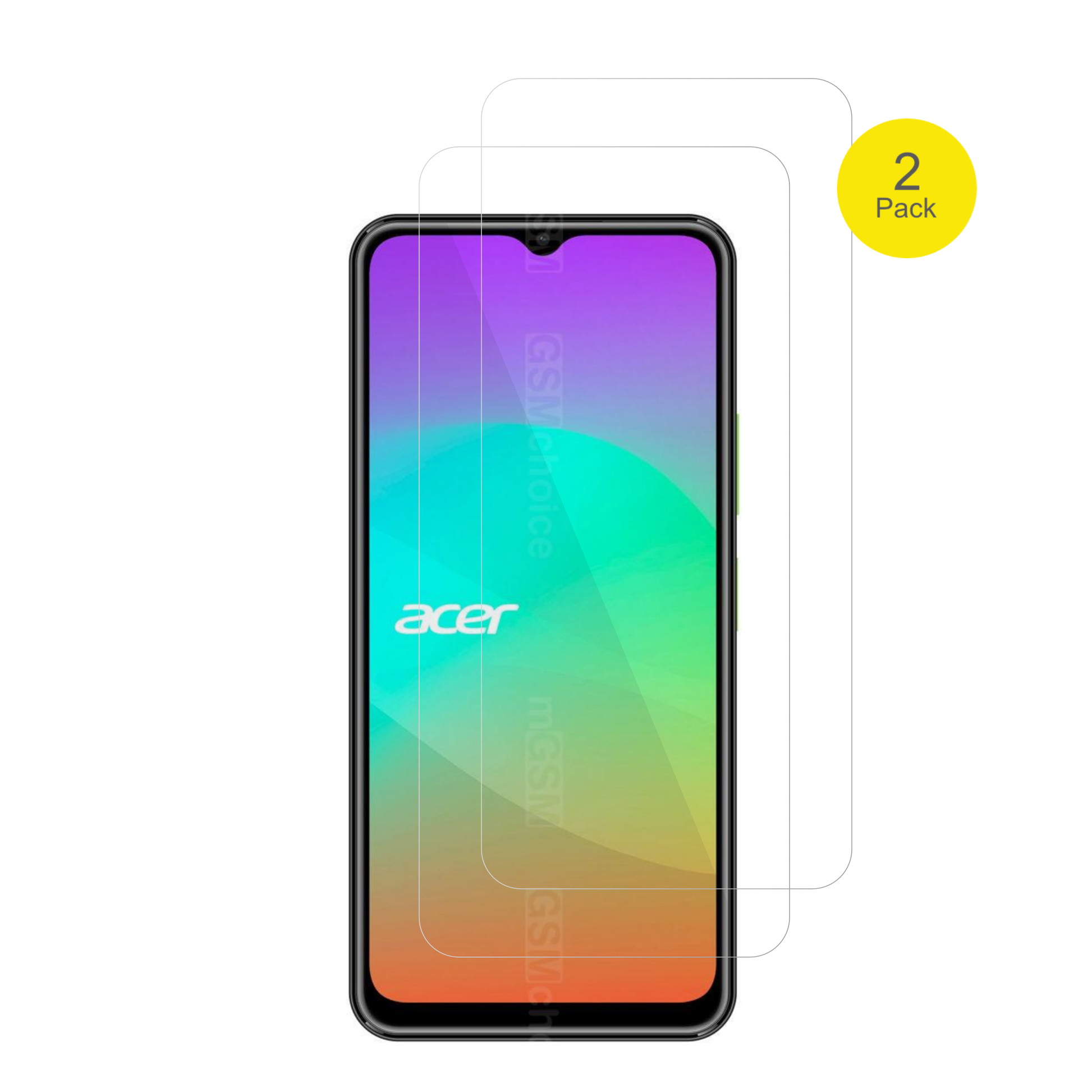 AcerSospiro A5 Plus mit aufgebrachter dipos Displayschutzfolie, glasklare Darstellung ohne Einschränkungen